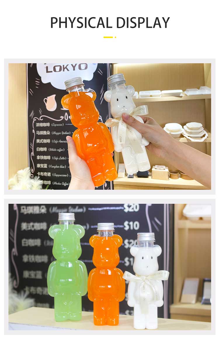 PET juice bottles