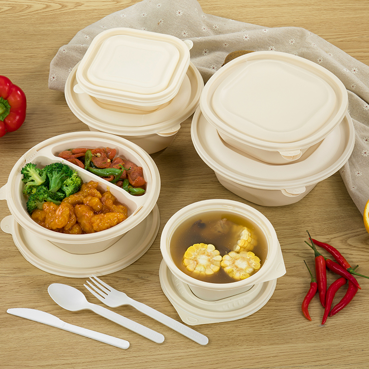 Ecological cornstarch food packaging 
