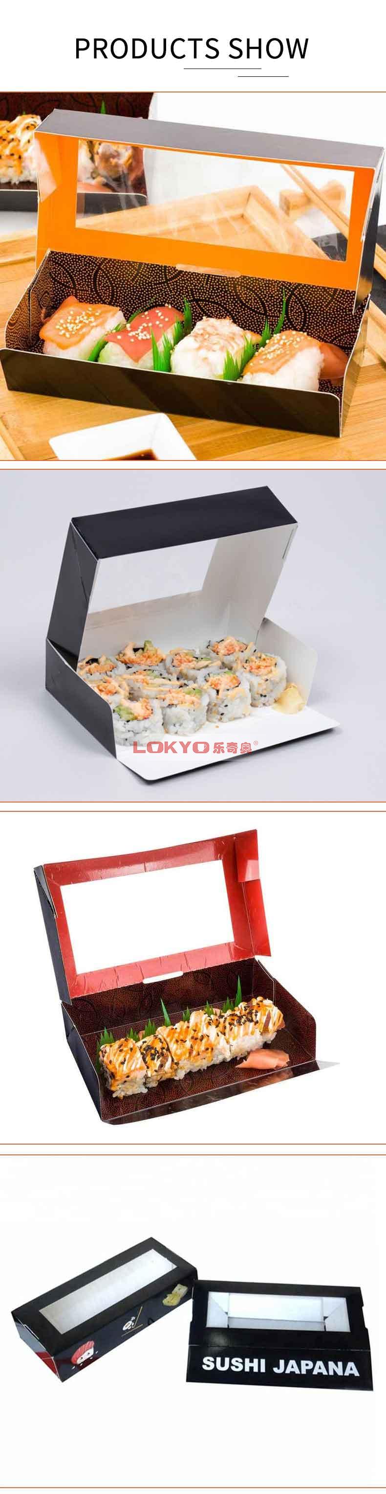 Disposable sushi containers food box