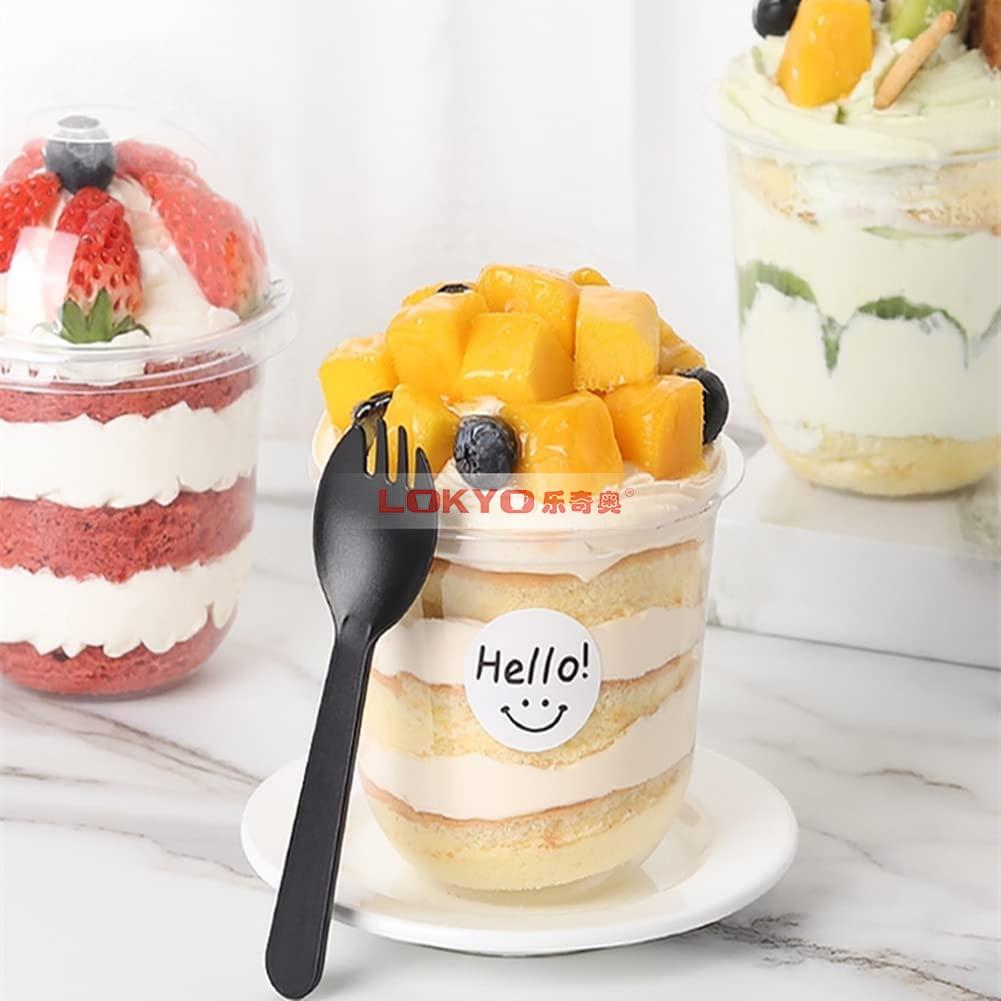 Highly transparent PET ice-cream cup