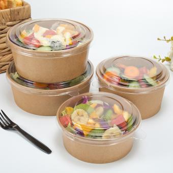 Paper salad bowl