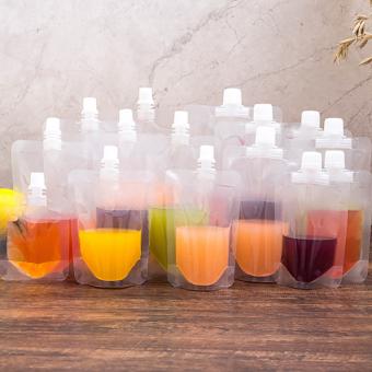 Disposable drink pouches bag