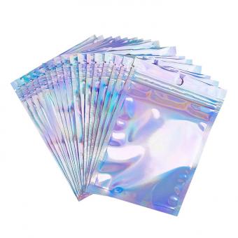 snack food holographic bag