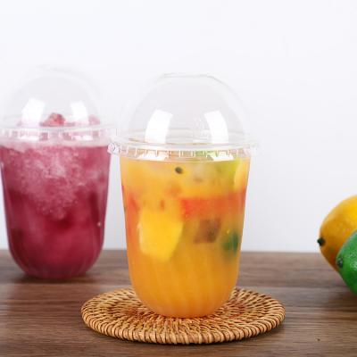 Plastic bubble tea cups